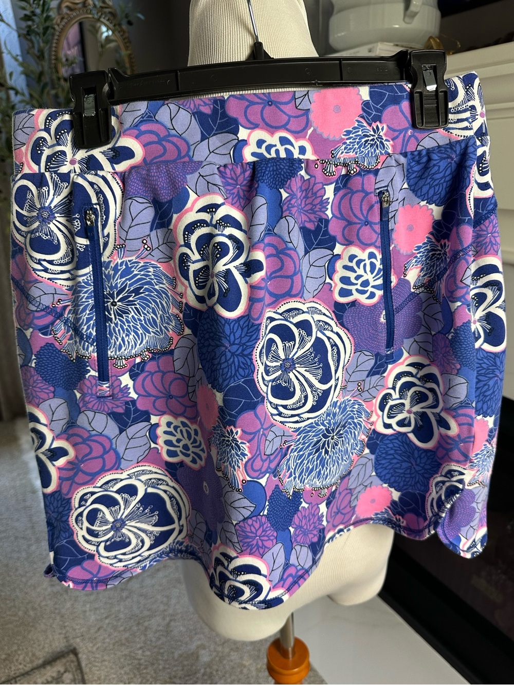 T by Talbots Floral Skort Size Petite Medium